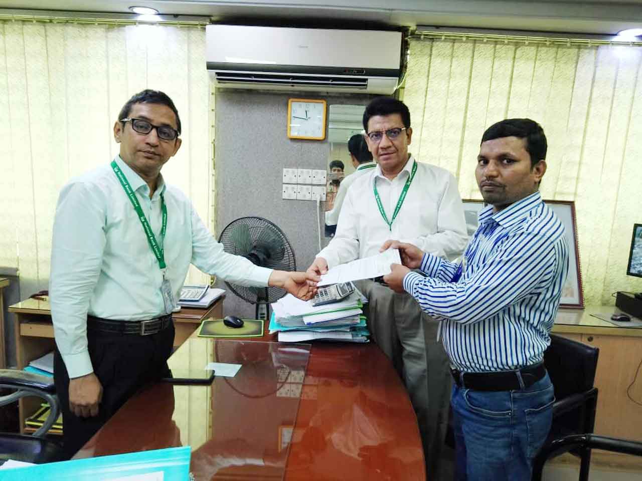 বিবি এভিনিউ শাখা কর্তৃক বীমা দাবি পরিশোধ_